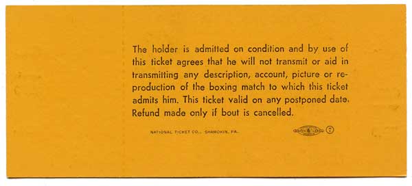 Ali, Muhammad vs. Liston, Sonny - Lewiston