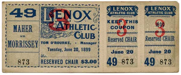 Maher, Peter vs. Morrissey, Mike