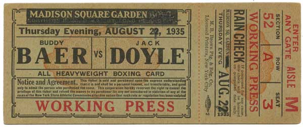 Baer, Buddy vs. Doyle, Jack
