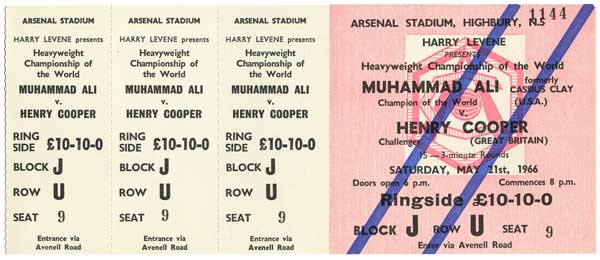 Ali, Muhammad vs. Cooper, Henry (UK)  II