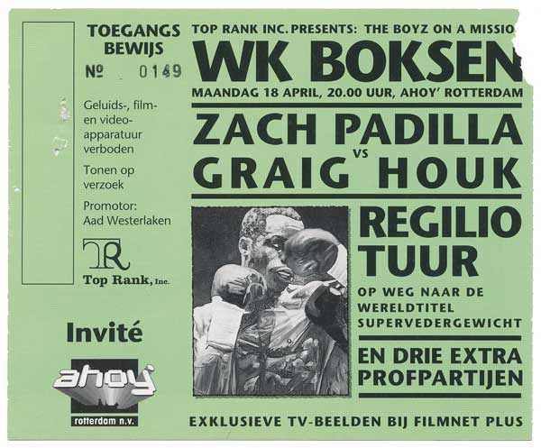 Padilla, Zach vs. Houk, Graig