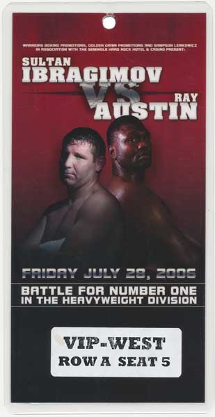 Ibragimov, Sultan vs. Austin, Ray