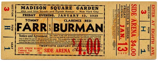 Farr, Tommy vs. Burman, Clarence 