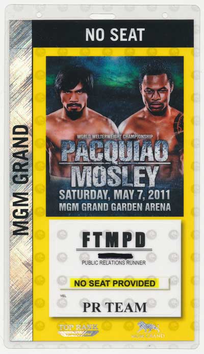 Pacquiao, Manny vs. Mosley, Shane