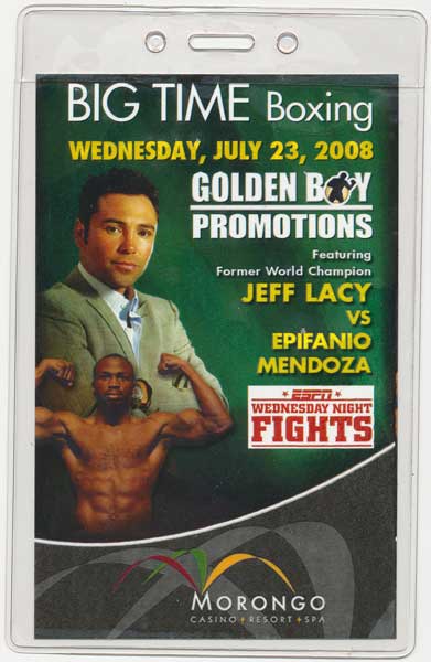 Lacey, Jeff vs. Mendoza, Epifanio